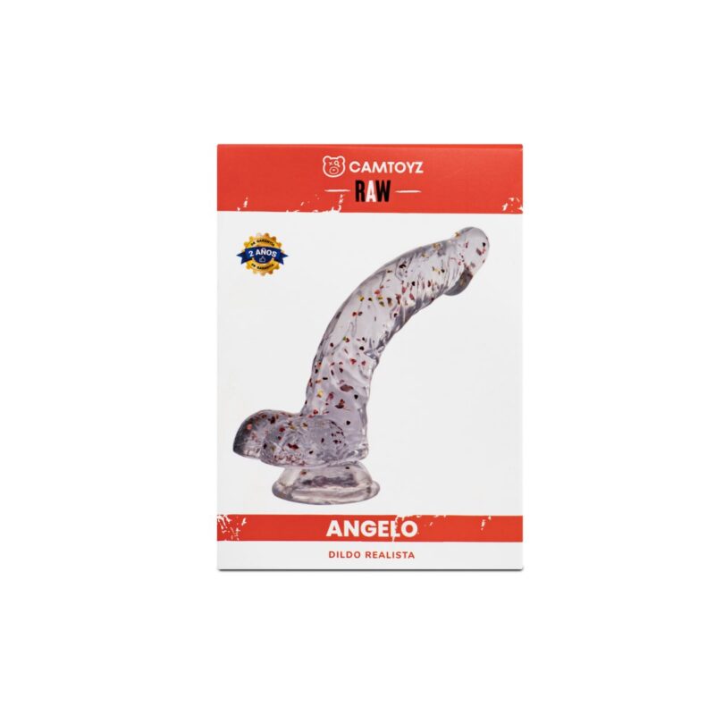 Dildo Realista Angelo Transparente 20 cm