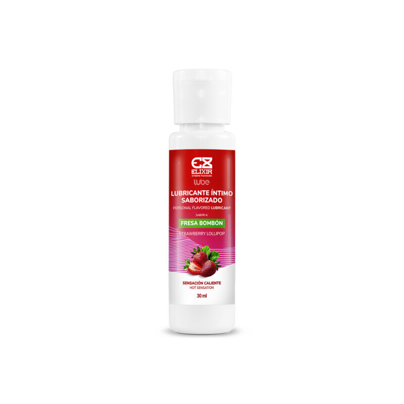 Lubricante Saborizado Fresa Bombon Elixir